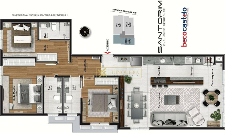 Imagem Apartamento com 3 Quartos à Venda, 112 m² em Estreito - Florianópolis