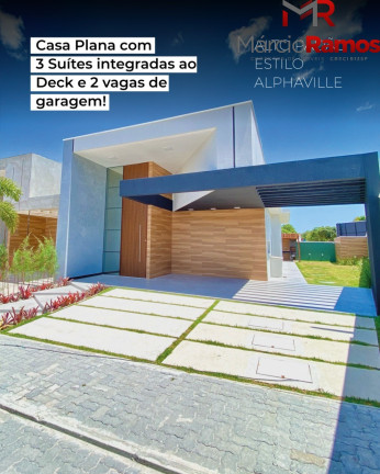 Casa com 3 Quartos à Venda, 168 m² em Loteamento Villa's Jardinm - Aquiraz