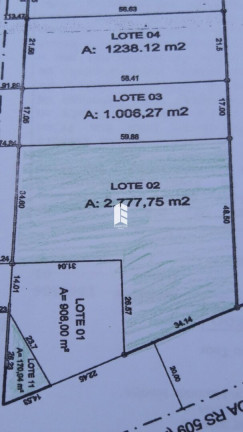 Imagem Terreno à Venda, 2.777 m² em Pé De Plátano - Santa Maria Imagem Terreno à Venda, 2.777 m² em Pé De Plátano - Santa Maria