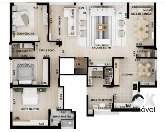 Imagem Apartamento com 3 Quartos à Venda, 206 m² em Higienópolis - São Paulo Imagem Apartamento com 3 Quartos à Venda, 206 m² em Higienópolis - São Paulo