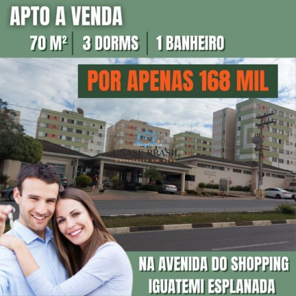 Apartamento com 3 Quartos à Venda, 70 m² em Parque Bela Vista - Sorocaba