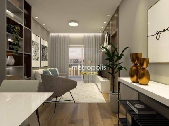 Imagem Apartamento com 2 Quartos à Venda, 58 m² em Osvaldo Cruz - São Caetano Do Sul
