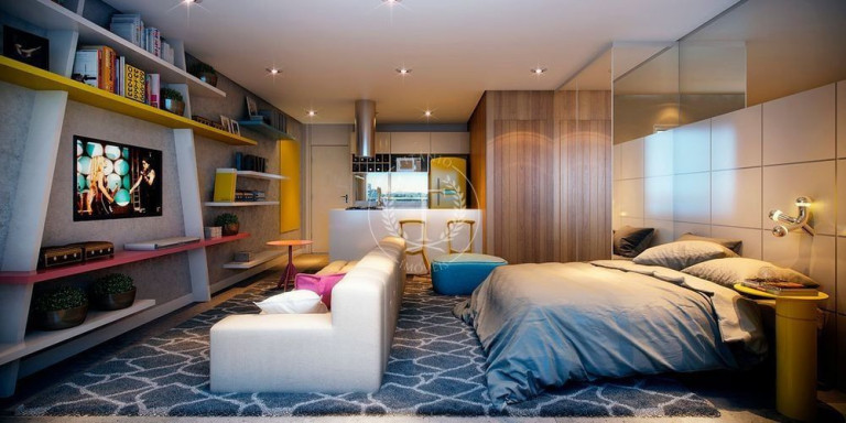 Imagem Apartamento com 1 Quarto à Venda, 42 m² em Campo Belo - São Paulo