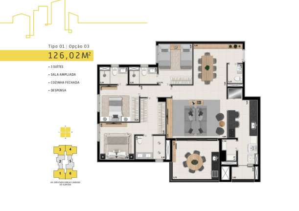 Imagem Imóvel com 3 Quartos à Venda, 126 m² em Jardim Olhos Dagua - Ribeirao Preto Imagem Imóvel com 3 Quartos à Venda, 126 m² em Jardim Olhos Dagua - Ribeirao Preto
