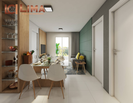 Imagem Apartamento com 2 Quartos à Venda, 45 m² em Centro - Eusébio Imagem Apartamento com 2 Quartos à Venda, 45 m² em Centro - Eusébio