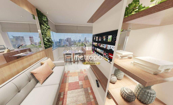 Apartamento com 2 Quartos à Venda, 44 m² em Jardim - Santo André
