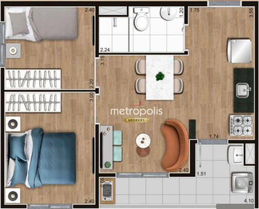 Imagem Apartamento com 2 Quartos à Venda, 38 m² em Itaquera - São Paulo