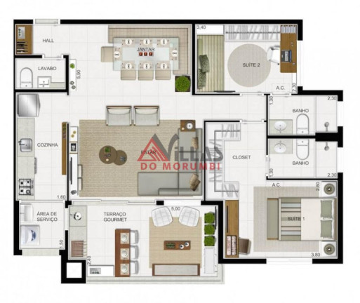 Imagem Apartamento com 3 Quartos à Venda, 88 m² em Vila Suzana - São Paulo