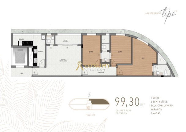 Imagem Imóvel com 3 Quartos à Venda, 93 m² em Vale Do Sereno - Nova Lima