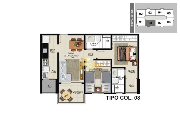 Imagem Imóvel com 2 Quartos à Venda, 59 m² em Praia De Itaparica - Vila Velha Imagem Imóvel com 2 Quartos à Venda, 59 m² em Praia De Itaparica - Vila Velha