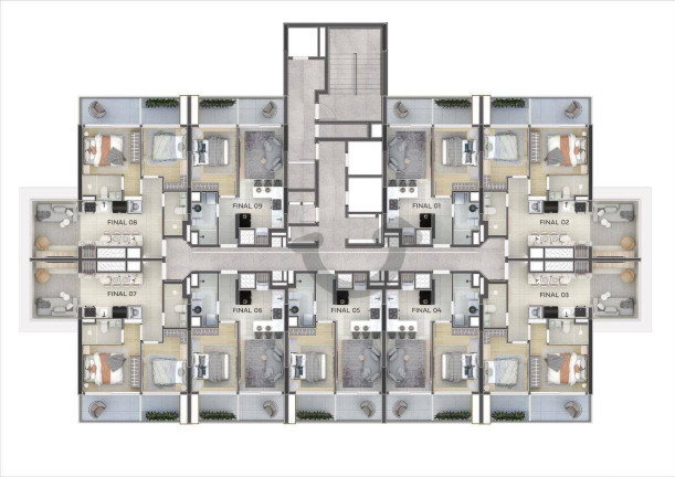 Imagem Apartamento com 1 Quarto à Venda, 69 m² em Centro - Santa Cruz Do Sul Imagem Apartamento com 1 Quarto à Venda, 69 m² em Centro - Santa Cruz Do Sul