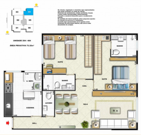 Imagem Imóvel com 2 Quartos à Venda, 73 m² em Tijuca - Rio De Janeiro