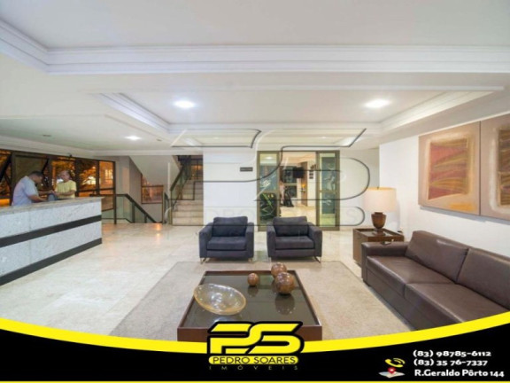 Apartamento com 4 Quartos à Venda, 380 m² em Altiplano Cabo Branco - João Pessoa