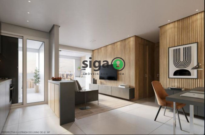Apartamento com 2 Quartos à Venda, 61 m² em Vila Romana - São Paulo