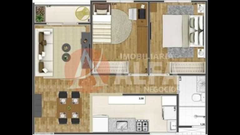 Imagem Apartamento com 2 Quartos à Venda, 48 m² em Lageado - Cotia Imagem Apartamento com 2 Quartos à Venda, 48 m² em Lageado - Cotia