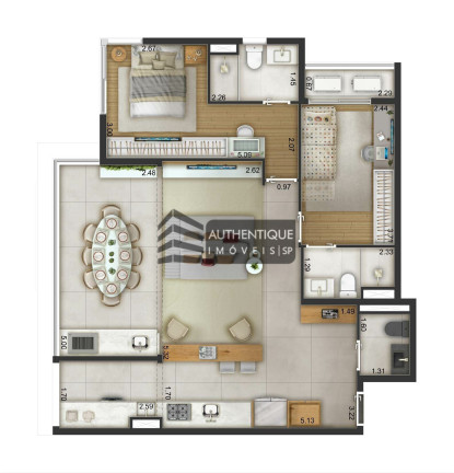 Imagem Apartamento com 2 Quartos à Venda, 90 m² em Alto Da Boa Vista - São Paulo Imagem Apartamento com 2 Quartos à Venda, 90 m² em Alto Da Boa Vista - São Paulo