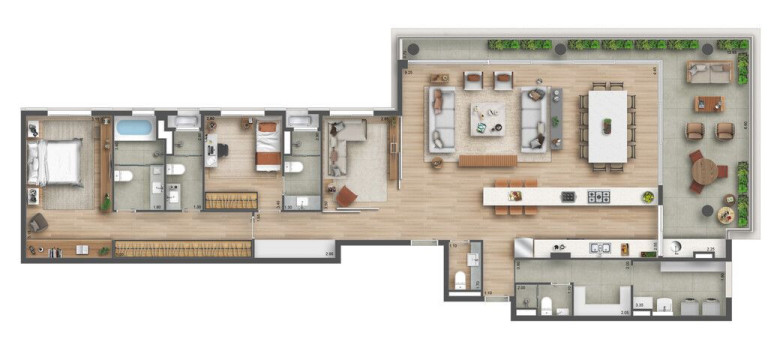 Imagem Apartamento com 3 Quartos à Venda, 204 m² em Sumaré - São Paulo Imagem Apartamento com 3 Quartos à Venda, 204 m² em Sumaré - São Paulo