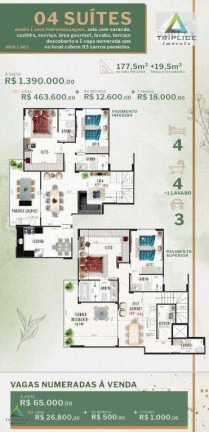 Imagem Cobertura com 4 Quartos à Venda, 161 m² em Jardim Glória - Juiz De Fora