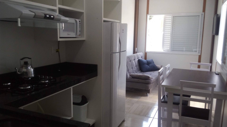 Imagem Apartamento com 1 Quarto para Temporada, 32 m² em Bombas - Bombinhas