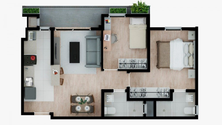 Imagem Cobertura com 3 Quartos à Venda, 94 m² em Alto Da Glória - Curitiba