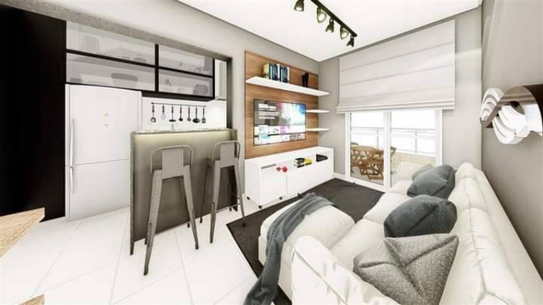 Imagem Apartamento com 1 Quarto à Venda, 55 m² em Caiçara - Praia Grande