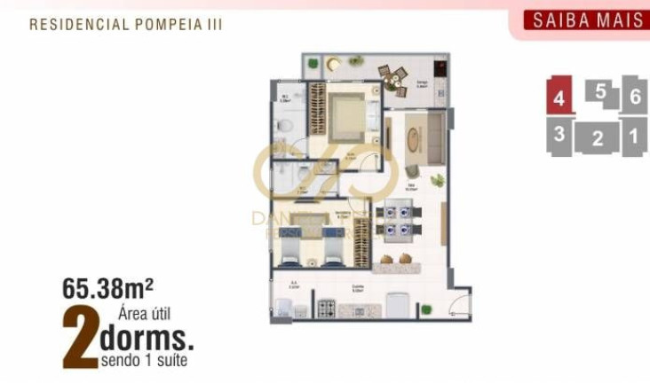 Imagem Apartamento com 2 Quartos à Venda, 65 m² em Ocian - Praia Grande