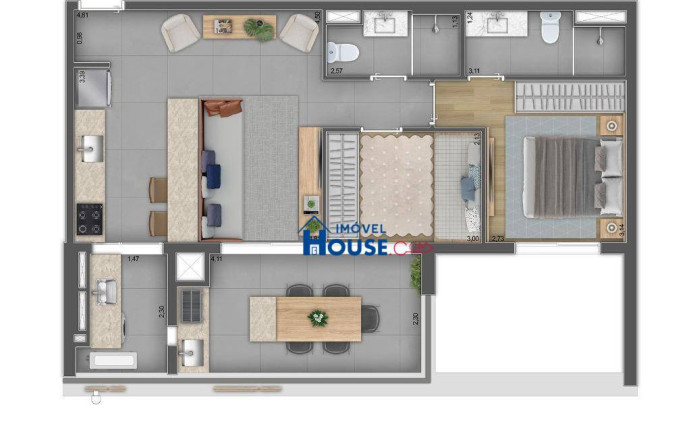 Imagem Apartamento com 2 Quartos à Venda, 71 m² em Pinheiros - São Paulo Imagem Apartamento com 2 Quartos à Venda, 71 m² em Pinheiros - São Paulo