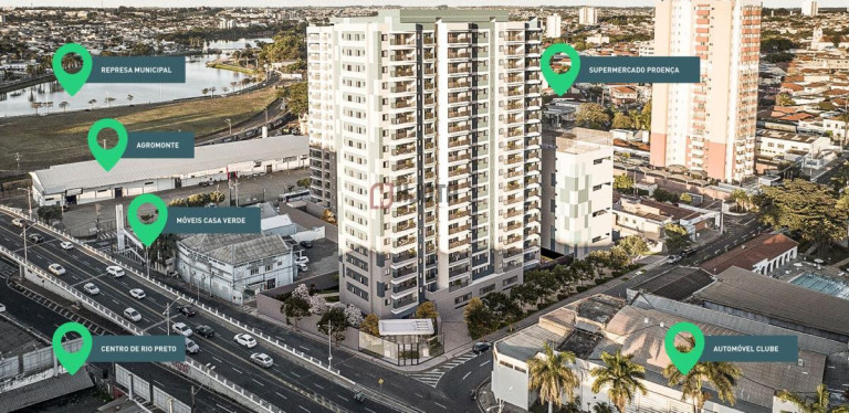 Imagem Apartamento com 2 Quartos à Venda, 54 m² em Centro - São José Do Rio Preto Imagem Apartamento com 2 Quartos à Venda, 54 m² em Centro - São José Do Rio Preto
