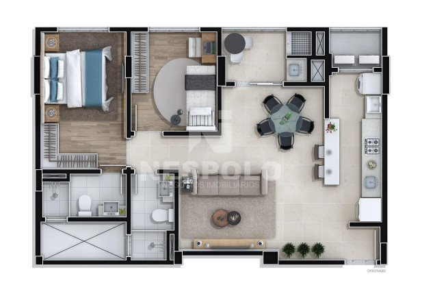 Imagem Apartamento com 1 Quarto à Venda, 71 m² em São Judas - Itajai
