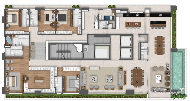 Imagem Apartamento com 5 Quartos à Venda, 561 m² em Setor Marista - Goiânia