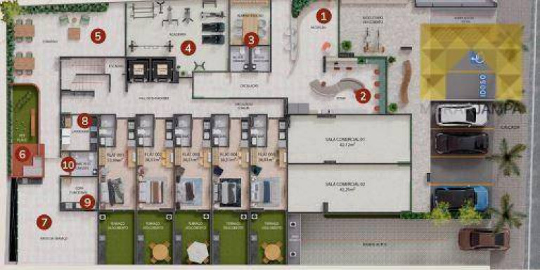 Imagem Apartamento com 1 Quarto à Venda, 24 m² em Tambaú - João Pessoa Imagem Apartamento com 1 Quarto à Venda, 24 m² em Tambaú - João Pessoa