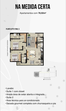 Imagem Apartamento com 2 Quartos à Venda, 67 m² em Itaguá - Ubatuba