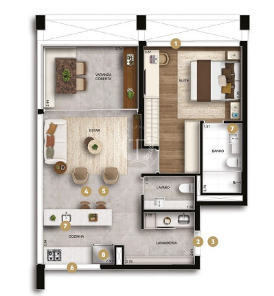 Imagem Apartamento com 1 Quarto à Venda, 57 m² em Ibirapuera - São Paulo