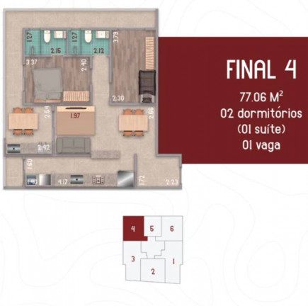 Imagem Apartamento com 2 Quartos à Venda, 77 m² em Balneario Flórida - Praia Grande Imagem Apartamento com 2 Quartos à Venda, 77 m² em Balneario Flórida - Praia Grande