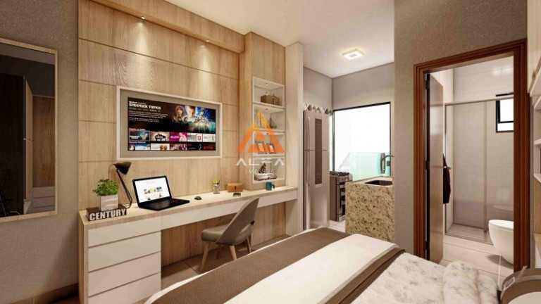 Imagem Kitnet com 1 Quarto à Venda, 20 m² em Centro - Barbacena