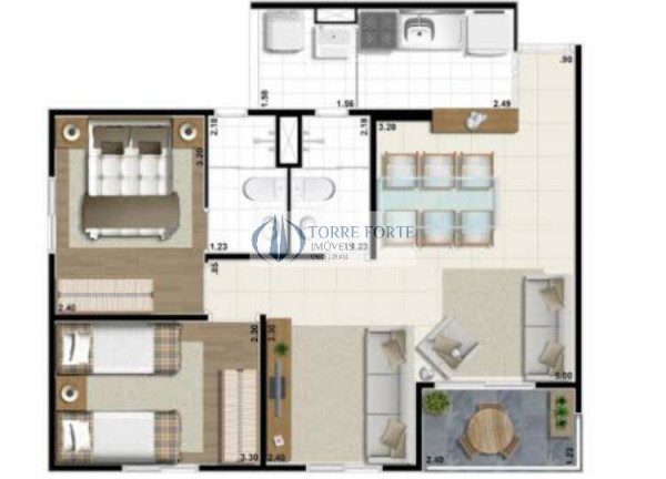 Imagem Apartamento com 2 Quartos à Venda, 60 m² em Jardim Vila Formosa - São Paulo Imagem Apartamento com 2 Quartos à Venda, 60 m² em Jardim Vila Formosa - São Paulo