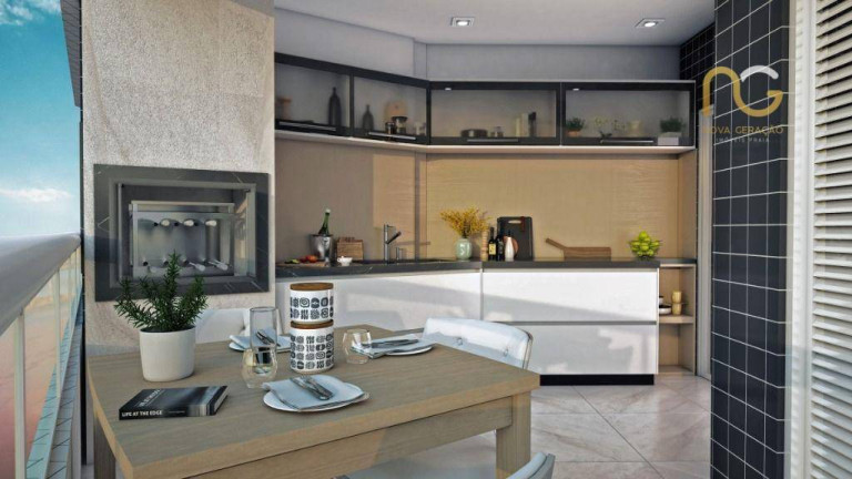 Imagem Apartamento com 1 Quarto à Venda, 43 m² em Mirim - Praia Grande