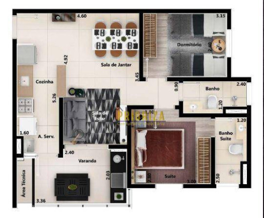 Imagem Apartamento com 2 Quartos à Venda, 59 m² em Condomínio Premium Lituânia - Sorocaba Imagem Apartamento com 2 Quartos à Venda, 59 m² em Condomínio Premium Lituânia - Sorocaba