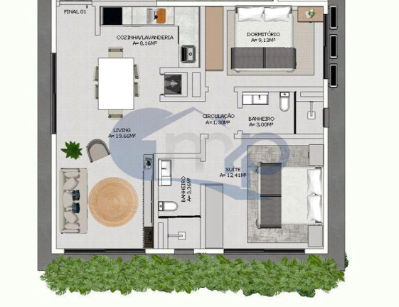 Imagem Apartamento com 2 Quartos à Venda, 66 m² em Getúlio Vargas - Torres Imagem Apartamento com 2 Quartos à Venda, 66 m² em Getúlio Vargas - Torres