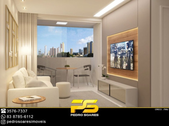 Apartamento à Venda, 57 m² em Jardim Cidade Universitária - João Pessoa