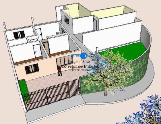 Imagem Casa com 2 Quartos à Venda, 309 m² em Jardim Elvira - Osasco