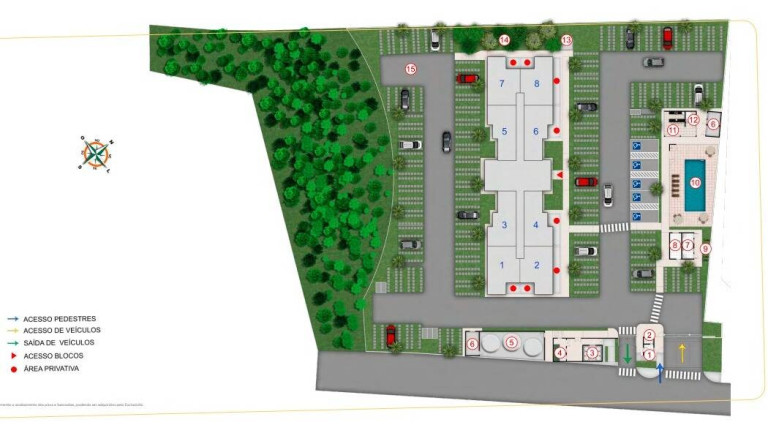 Imagem Apartamento com 2 Quartos à Venda, 44 m² em Vila Nery - São Carlos