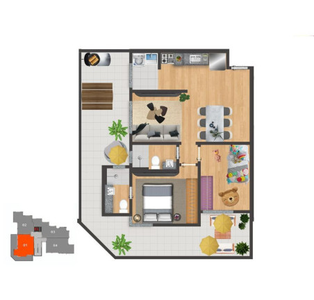 Imagem Apartamento com 2 Quartos à Venda, 53 m² em Nova Vista - Belo Horizonte Imagem Apartamento com 2 Quartos à Venda, 53 m² em Nova Vista - Belo Horizonte