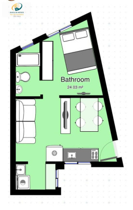 Imagem Imóvel com 1 Quarto para Alugar, 24 m² em Vila Monte Alegre - São Paulo