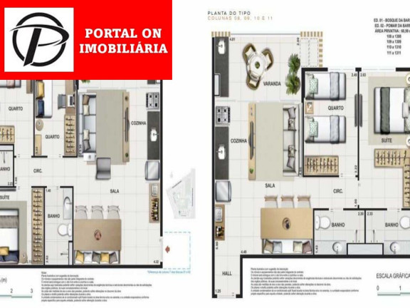 Foto do imóvel Apartamento com 2 Quartos à Venda, 61 m² em Jacarepaguá - Rio De Janeiro