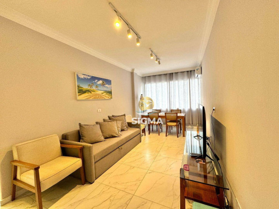 Apartamento com 2 Quartos à Venda, 65 m² em Enseada - Guarujá