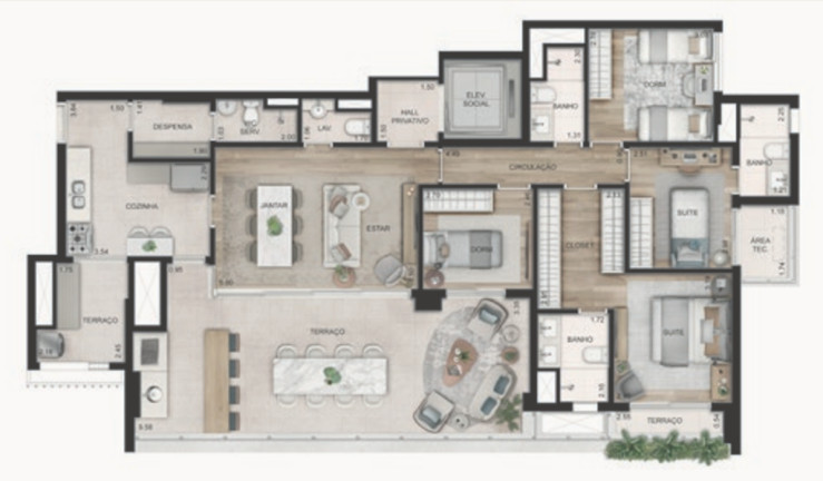 Apartamento com 4 Quartos à Venda, 221 m² em Perdizes - São Paulo