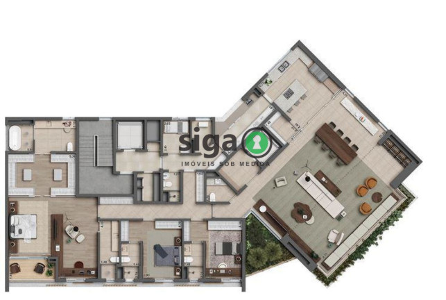 Imagem Apartamento com 4 Quartos à Venda, 340 m² em Jardins - São Paulo