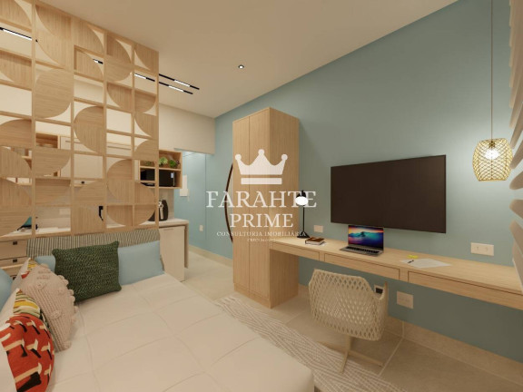 Imagem Studio com 1 Quarto à Venda, 28 m² em Ponta Da Praia - Santos