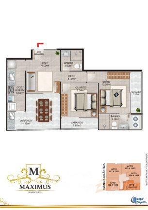 Imagem Apartamento com 2 Quartos à Venda, 100 m² em Praia Do Morro - Guarapari Imagem Apartamento com 2 Quartos à Venda, 100 m² em Praia Do Morro - Guarapari